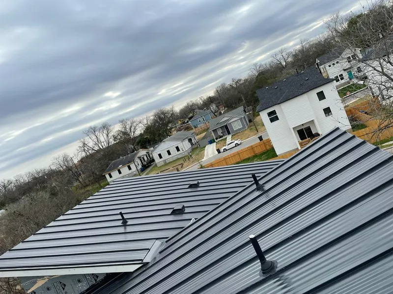 Standing seam metal roof panels with vents for Skylight Repair in Dale City